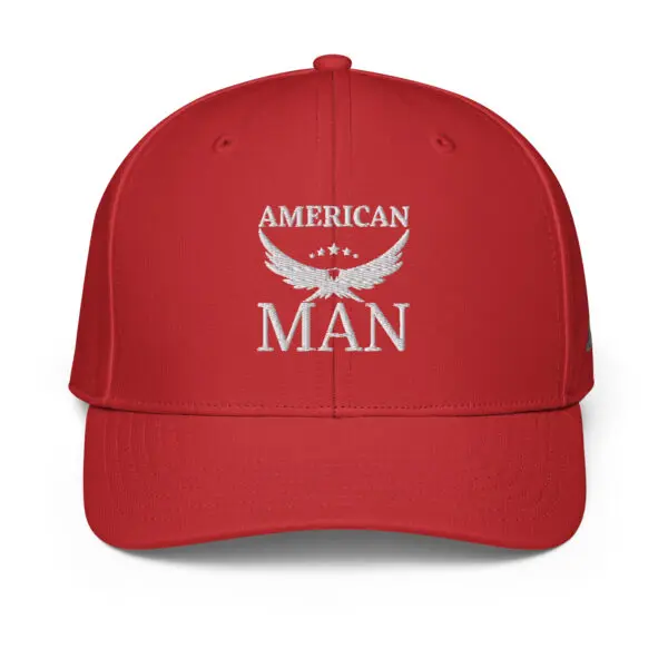 American Man Adidas cap red