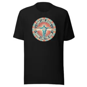 Love like Jesus t-shirt black