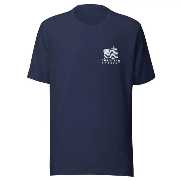 Christian Patriot logo t-shirt navy