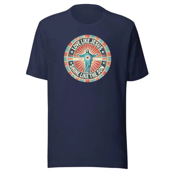 Love like Jesus t-shirt navy